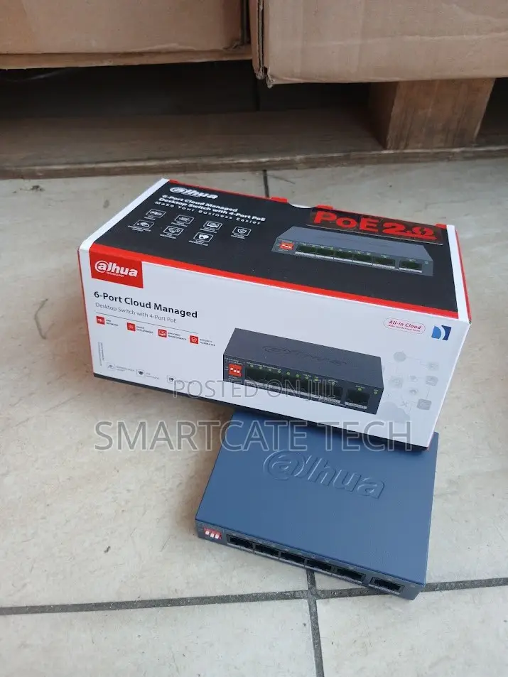 Dahua Fast Ethernet PoE Switch for CCTV Surveillance Systems
