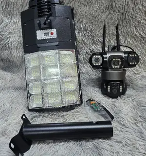 Solar LED Light WITH 4G CCTV Camera, 2-in-1 Multifunctional & 3-Lens