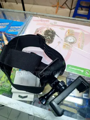 Adjustable Head Mount With Smartphone Clip for POV Video Recording