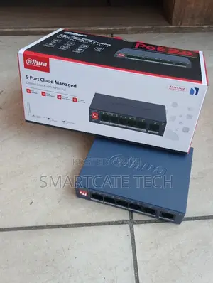 Dahua CCTV Network Switch – 4 PoE Ports, 2 Uplink Ports