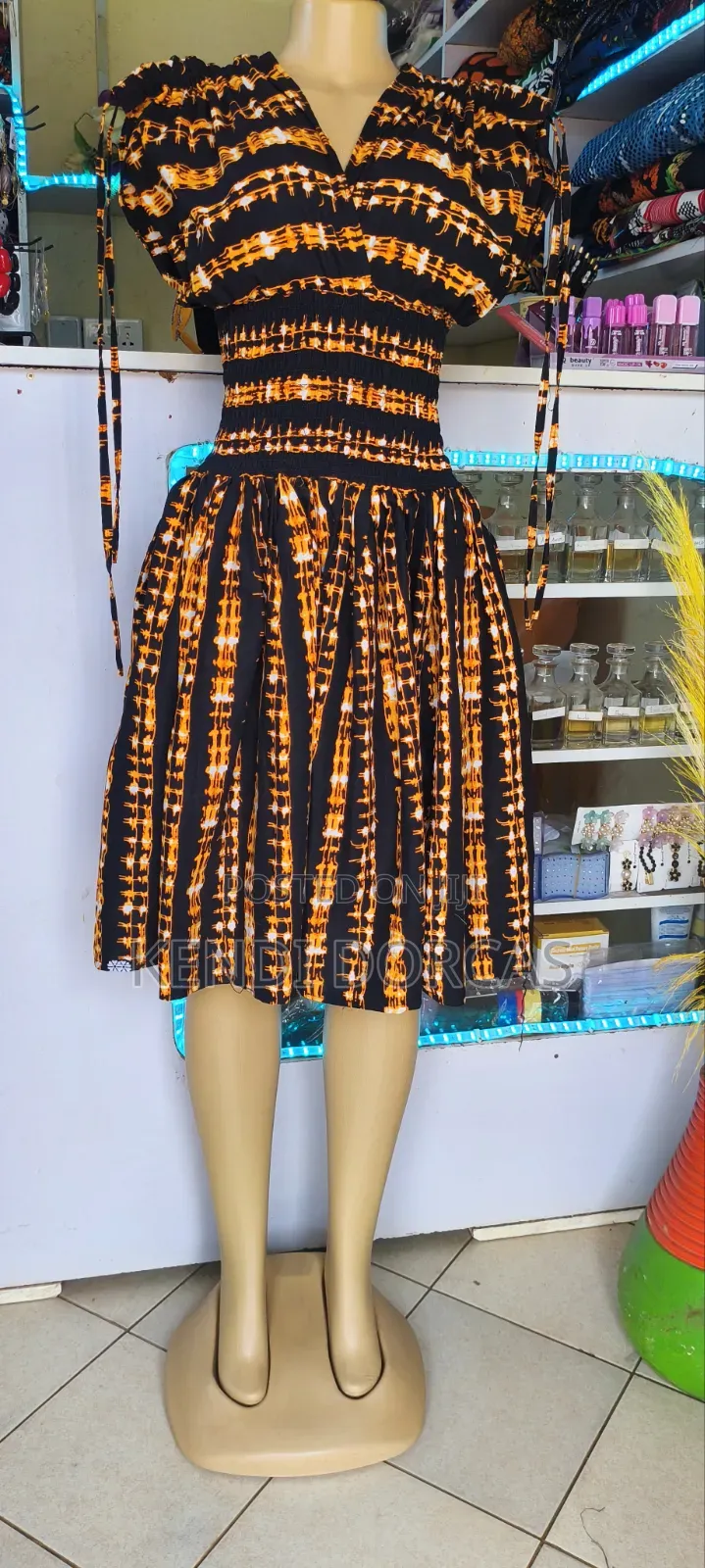 Kitenge Knee Dress