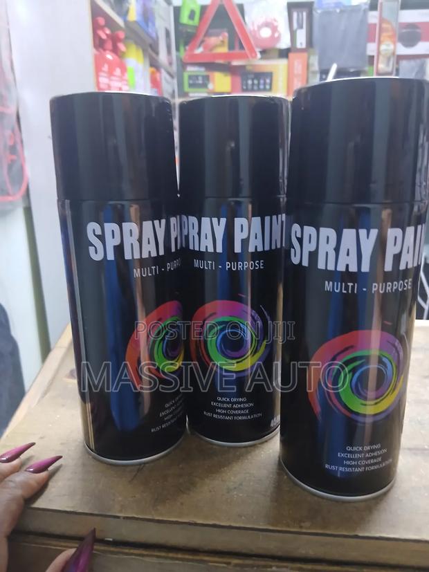Multi Purpose Black Matte Spray Paint - main view
