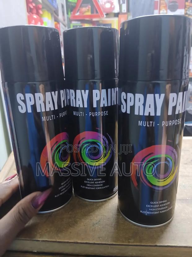 Multi Purpose Black Matte Spray Paint - thumbnail 2