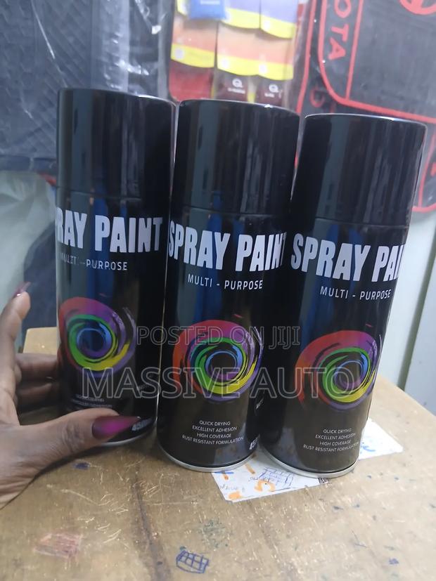 Multi Purpose Black Matte Spray Paint - thumbnail 3