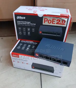 Dahua 4-Port PoE Ethernet Switch With Dual Uplink Ports