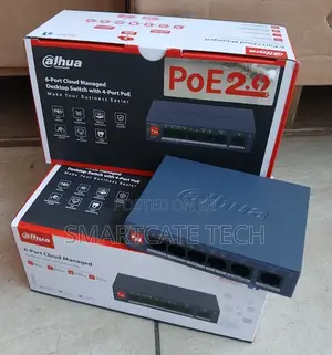 Dahua 6-Port PoE Network Switch for IP Camera Systems