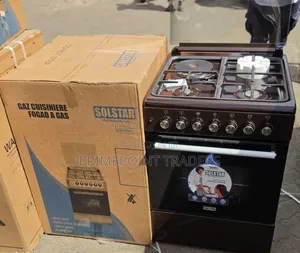 Solstar 60×60 Standing Cooker –3 + 1 Electric Hotplate With Gas Sensor