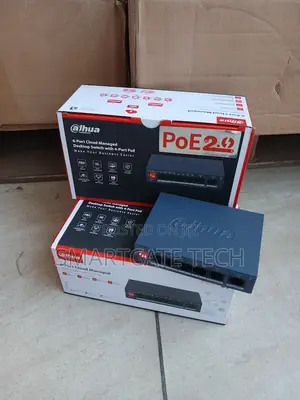 Dahua Compact PoE Switch With 4 Ethernet Ports and Dual Uplinks