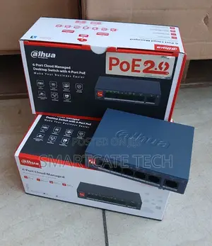 Dahua 4-Port Fast Ethernet Network Switch for CCTV Installation