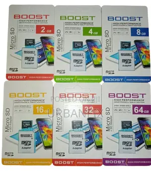 Boost 32GB High Performance High Speed Memory Card + SD Adapter