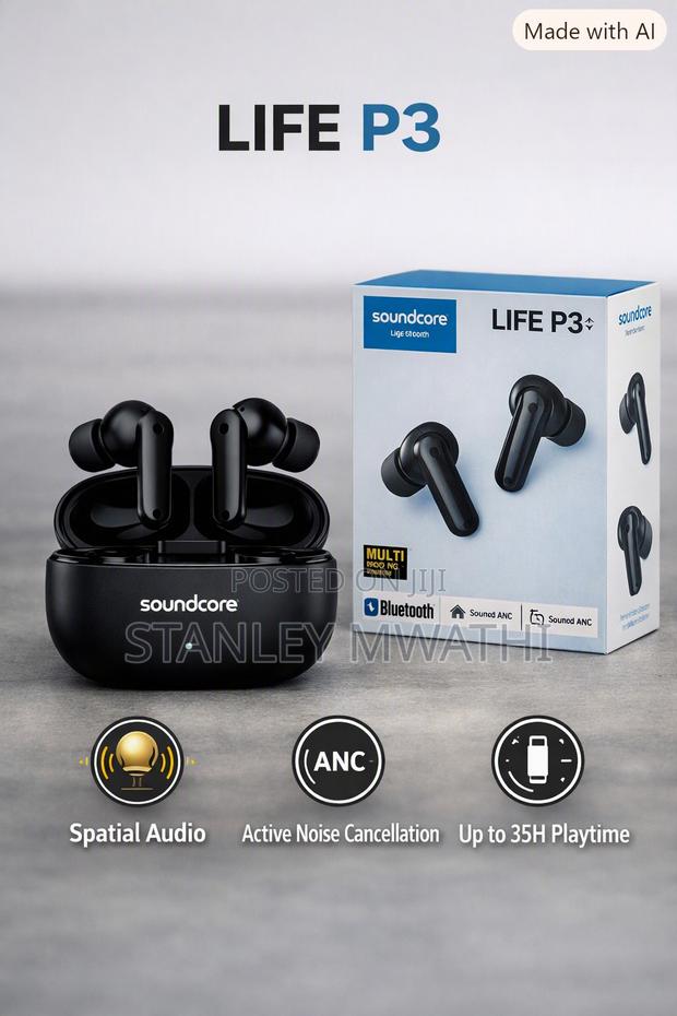 Anker Soundcore True Wireless Bluetooth Earbuds - New - thumbnail 3