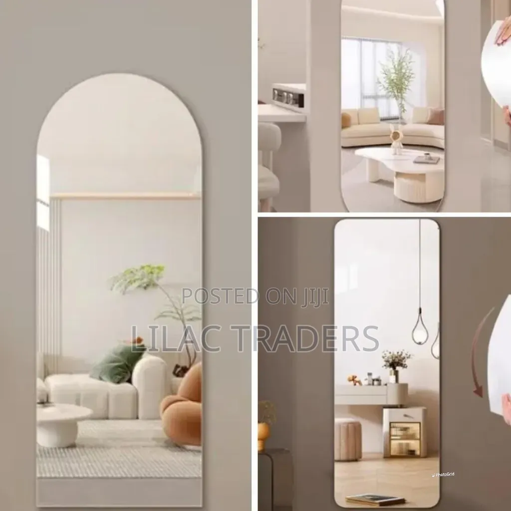 Peel and Stick Unbreakable Mirror* 150*40cm Davy