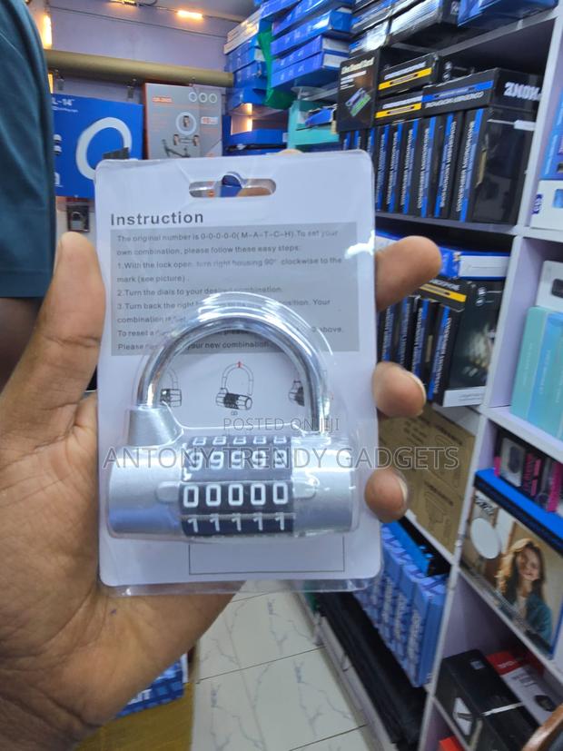 Secure 5-Digit Code Padlock With Adjustable Password Locking - main view