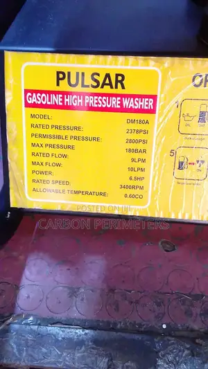 Gasoline High Pressure Washer