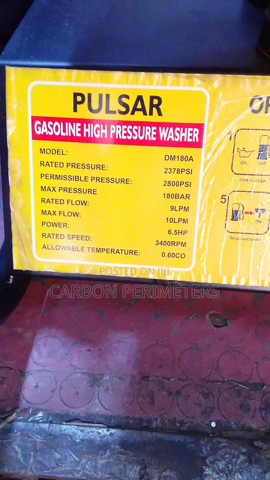 Gasoline High Pressure Washer