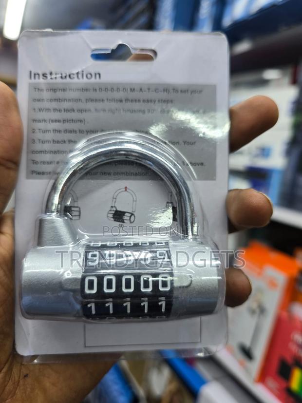 Heavy Duty 5 Digit Resettable Password Combination Padlock - thumbnail 2