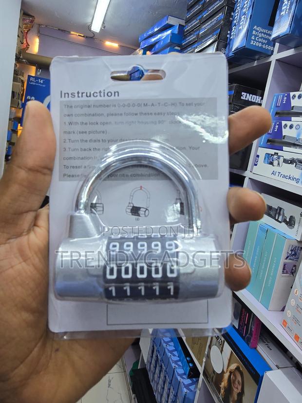 Heavy Duty 5 Digit Resettable Password Combination Padlock - thumbnail 3