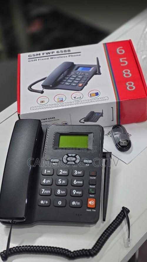 GSM FWP 6588 Fixed Wireless - Dual SIM, Caller ID,Hands-Free &FM Radio