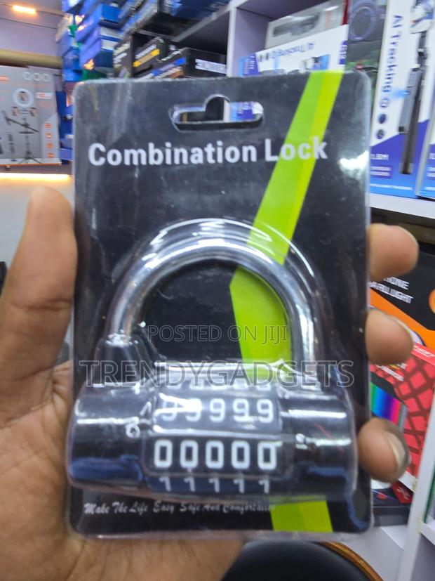 Durable 5 Digit Combination Padlock With Resettable Security Code - main view