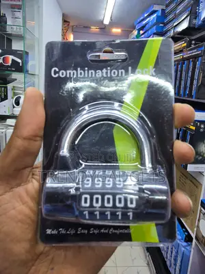 Durable 5 Digit Combination Padlock With Resettable Security Code