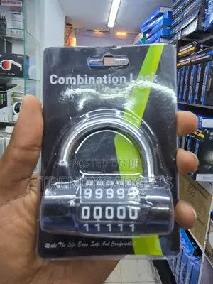 Durable 5 Digit Combination Padlock With Resettable Security Code