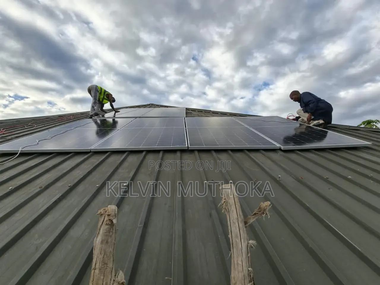 Solar Panels, Lithium Batteries.