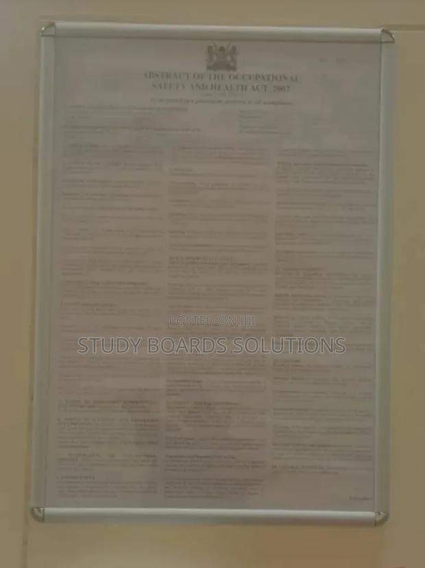 A1 Occupational Safety and Health Act Snap Frame— Professional Display