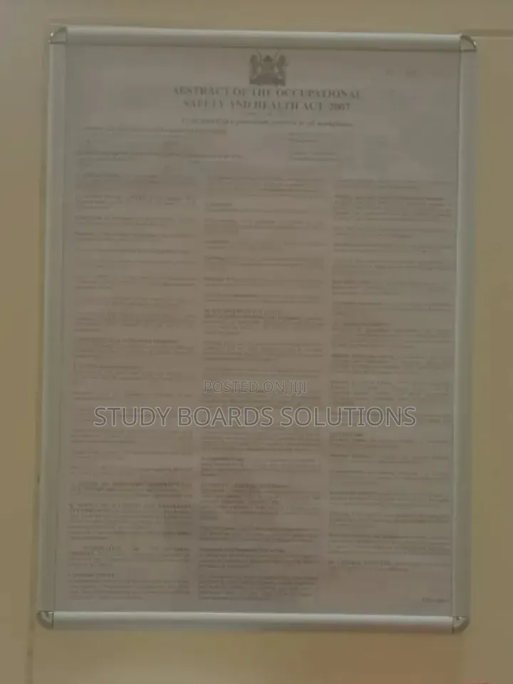 A1 Occupational Safety and Health Act Snap Frame— Professional Display