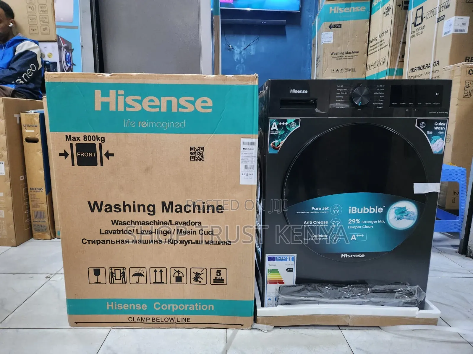 Hisense Washing Machine 8kg Front Load
Wash and Spin
