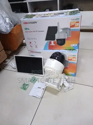 4MP Hikvision Outdoor Security Camera With Solar Panel Included