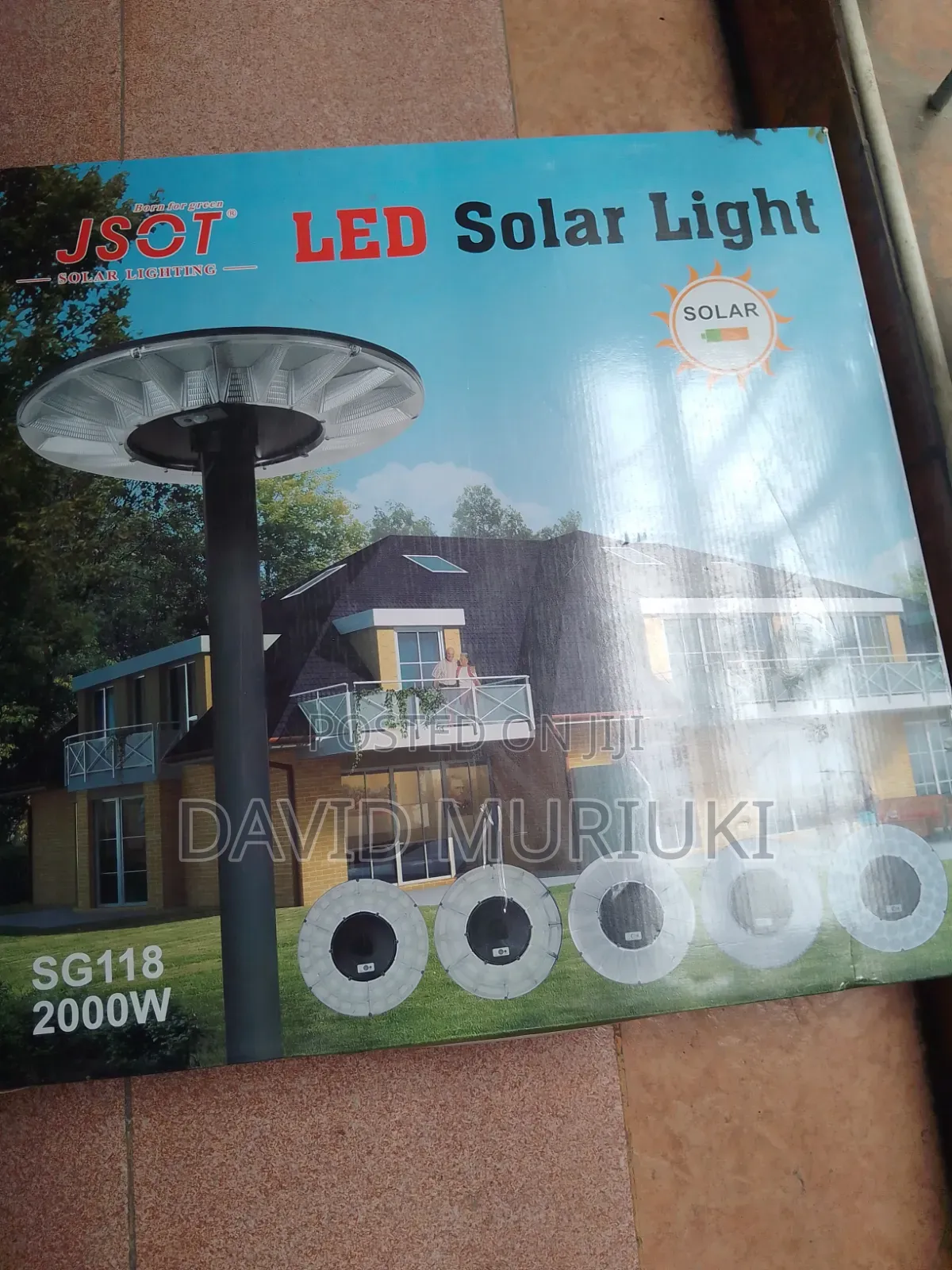 JSOT 2000W Round UFO Solar LED Security Light