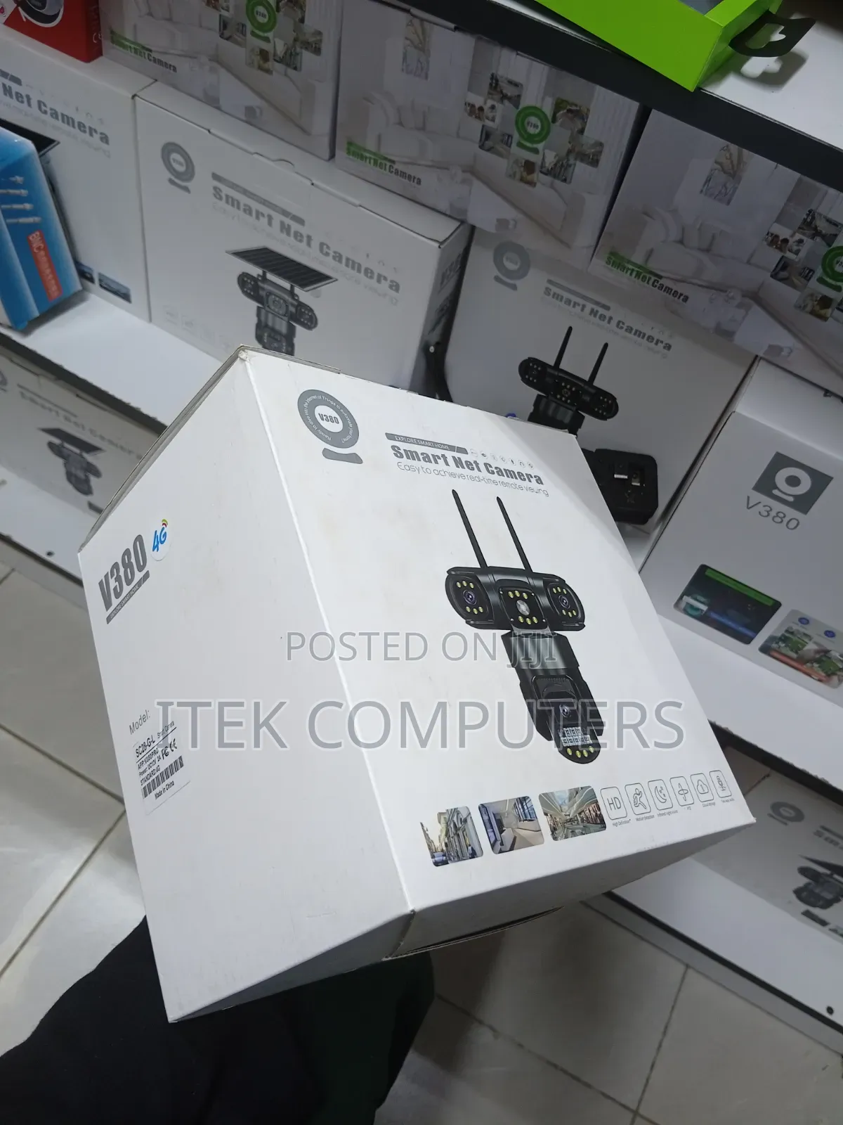 Solar Powered 4G Triple Lens CCTV Camera for Remote Property Safety