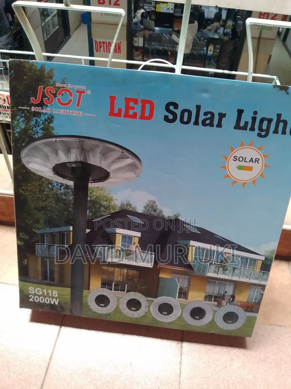 JSOT 2000W Round UFO Solar LED Security Light.