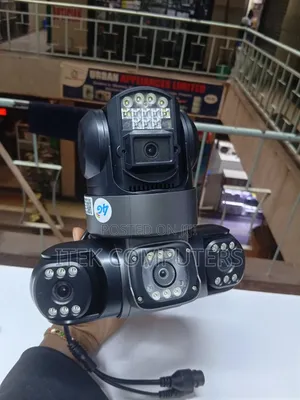 4G Solar Triple Lens CCTV Camera for Parking Area Security