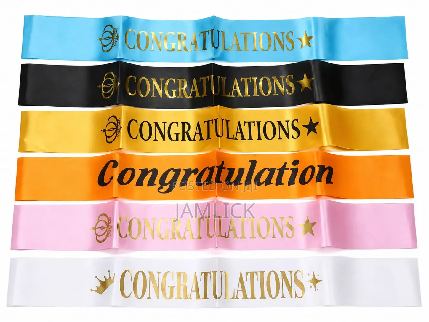 Assorted Graduation Sashes –Kb
