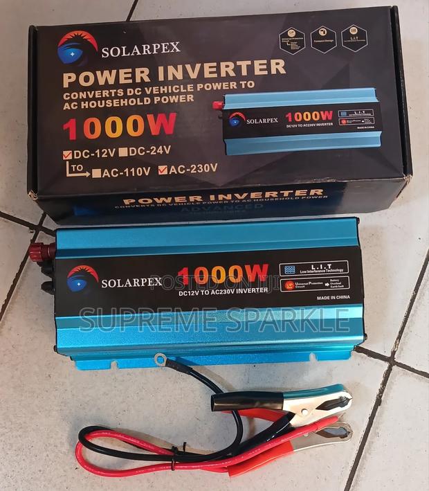 1000w Solarpex Power Inverter 12v Dc to 230v AC - main view