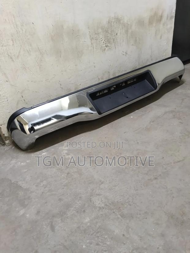 Premium Chrome Rear Bumper for Toyota Hilux Vigo