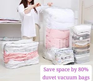 *5pcs Set No Pump Needed Vacuum Storage Bags for Clothes Blankets