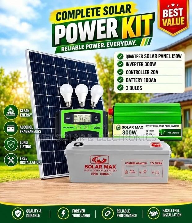 300 Watts Solar Full Package - main view