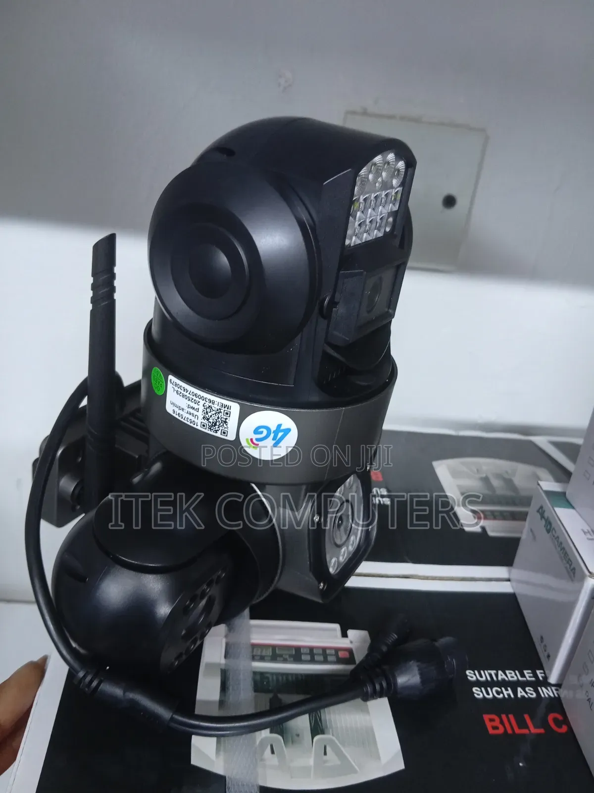 Outdoor Business Security With a 4G Triple-Lens Solar Camera