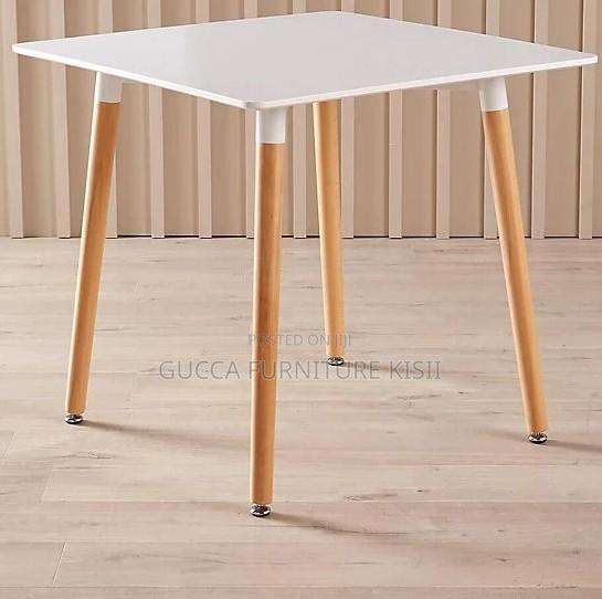 Square Dining Room 4 Legged Dining Table - thumbnail 3