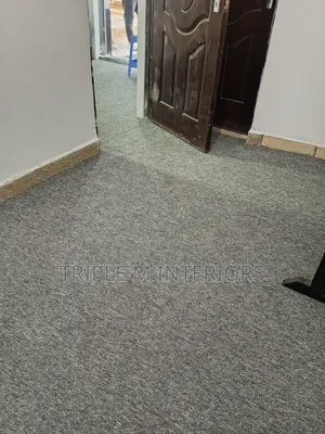 Greyish Wall to Wall Carpet - 4mm Delta for Homes,churches, Schools