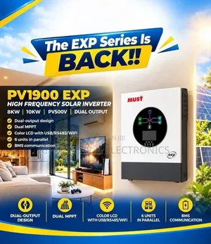 Must 10kva - 48v - 450 VDC Hybrid Pro Inverter