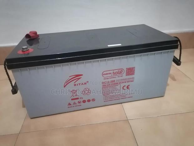 Ritar 12V 200Ah Deep Cycle Battery - main view