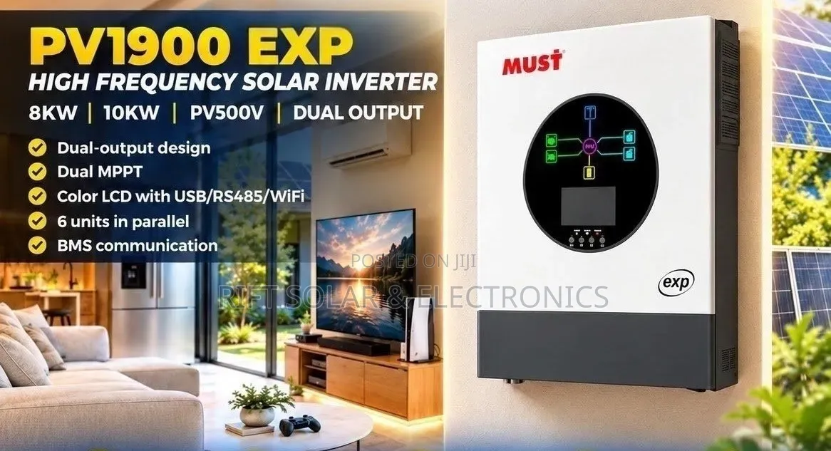 Must 10kva - 48v - 450 VDC Hybrid Pro Inverter
