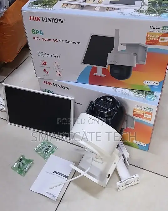 Affordable Hikvision 4MP Solar-Powered CCTV Camera