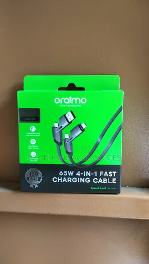 Oraimo 65W 4 in 1 Fast Charging Cable