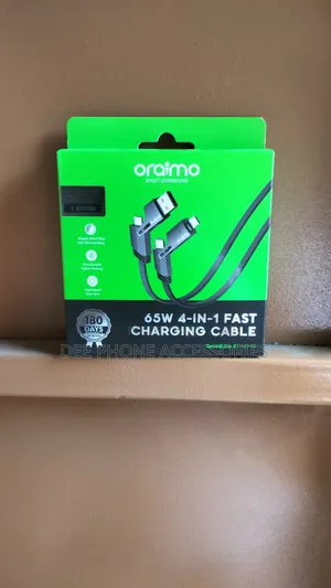 Oraimo 65W 4 in 1 Fast Charging Cable