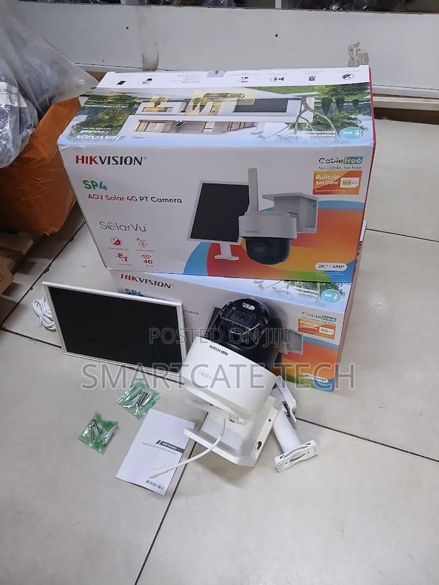 Hikvision Single Lens 4MP CCTV Camera With Solar Charging - main view