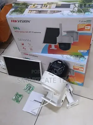 Hikvision 4MP High-Resolution Security Camera With Solar Panel